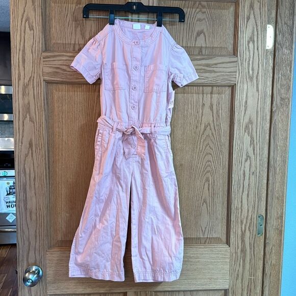 GAP Girls Twill Short Sleeve Jumpsuit *NEW* - Picture 6 of 10